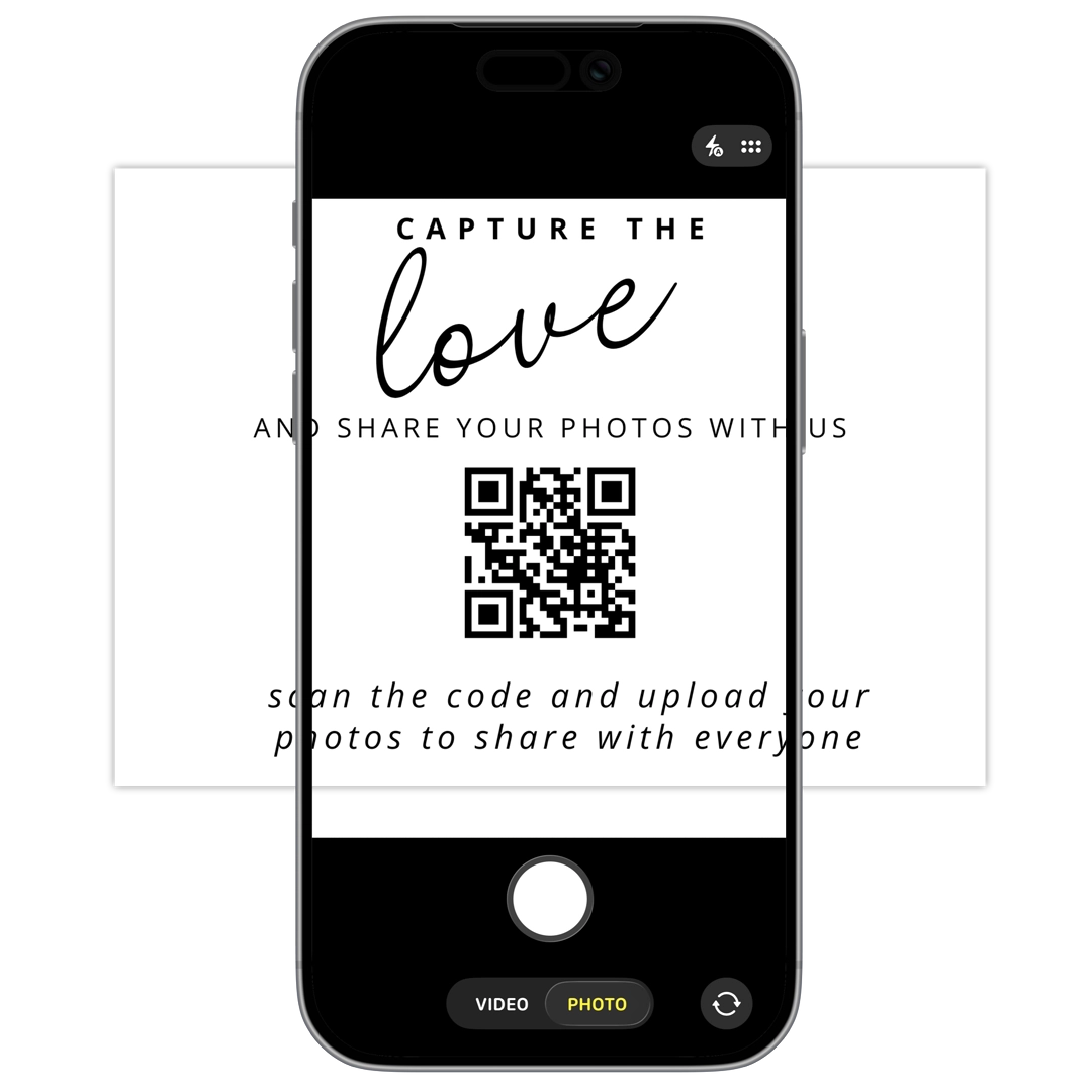 Birthday photo sharing interface